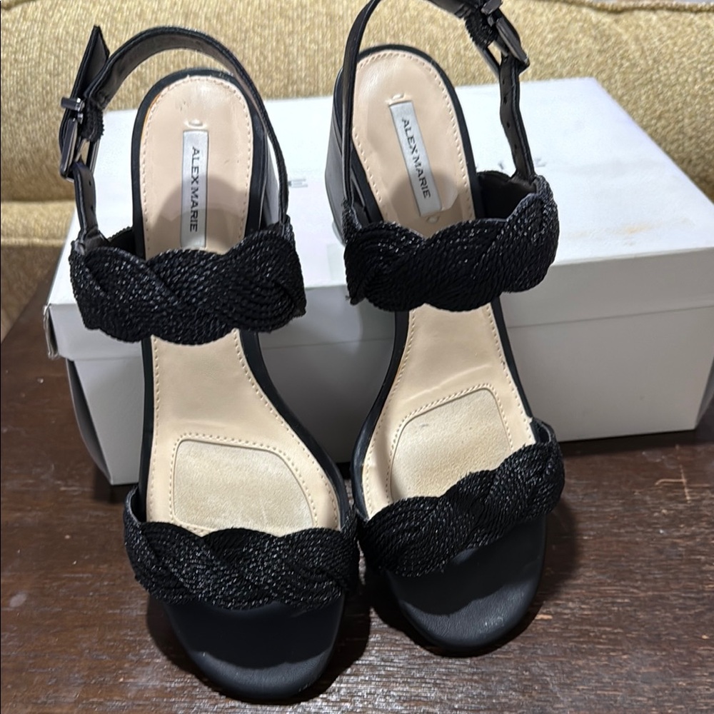 Alex Marie Black Women's Sandals